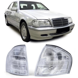 Freccia bianco coppia per Mercedes Classe C W202 berlina S202 station wagon 93-01