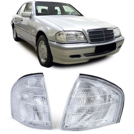 Freccia bianco coppia per Mercedes Classe C W202 berlina S202 station wagon station wagon 93-01