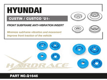 Inserti antivibrazione telaietto anteriore Hardrace Hyundai Custin / Custo KU – 4 pezzi – foto 2