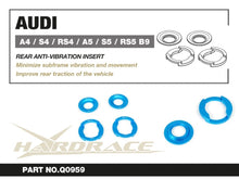 Inserti antivibrazione telaietto posteriore Hardrace Audi A4, S4, RS4, A5, S5 e RS5 B9 – 4 pezzi – foto 2