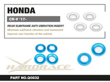 Inserti antivibrazione telaietto posteriore Hardrace Honda CR-V MK5 e MK6 – 4 pezzi – foto 2