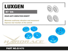 Inserti antivibrazione telaietto posteriore Hardrace Luxgen N7 – 4 pezzi – foto 2