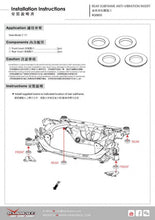 Inserti boccole telaietto posteriore Hardrace Tesla Model 3 2017–2020 – kit 4 pezzi – foto 10