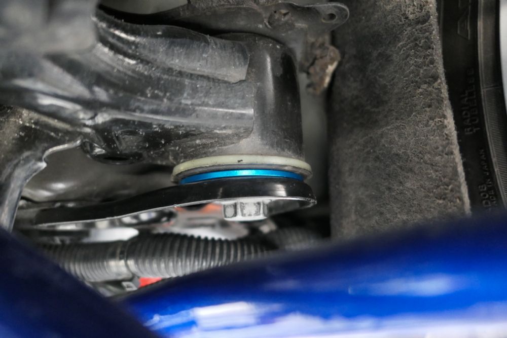 Inserti boccole telaietto posteriore Hardrace Tesla Model 3 2017–2020 – kit 4 pezzi – foto 9