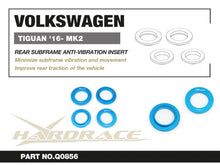 Inserti boccole telaietto posteriore Hardrace Volkswagen Tiguan MK2 – kit 4 pezzi – foto 2