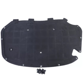 Isolamento tappetino cofano + clip di fissaggio per Skoda Superb 3T berlina station wagon 08-15