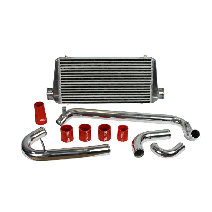 Intercooler Maggiorato Mitsubishi Lancer Evo 1 2 3 FMIC.EU Kit Completo Core 600x300x76 – Vari Colori – Rosso