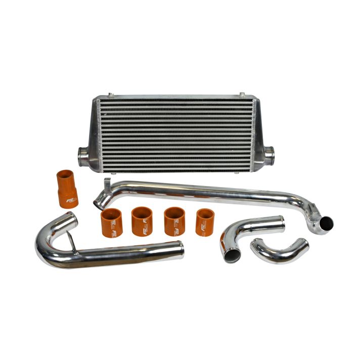Intercooler Maggiorato Mitsubishi Lancer Evo 1 2 3 FMIC.EU Kit Completo Core 600x300x76 – Vari Colori – Arancione