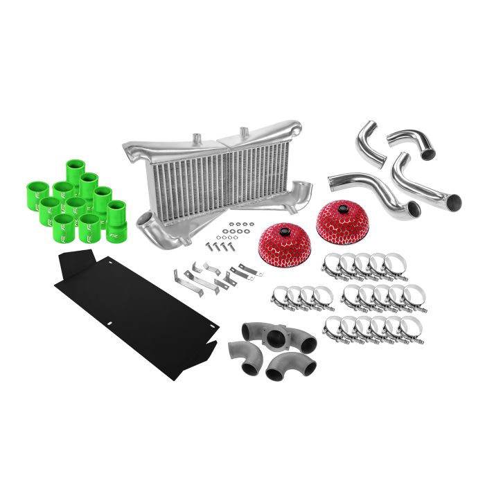 Intercooler Maggiorato Nissan 300ZX Twin Turbo Z32 VQ30DETT (1990-1996) FMIC.EU Kit Completo – Vari Colori – Verde