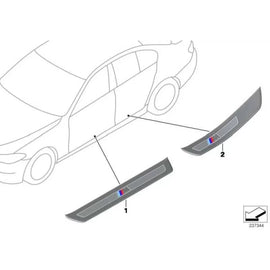 Interno Battitacco per Bmw 5 F10 / F11 ///M stile 4 pezzi