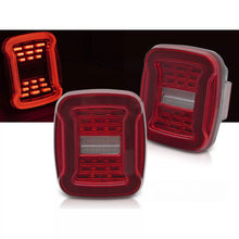 JEEP WRANGLER YJ 91-96 / TJ 96-06 rosso bianco LED