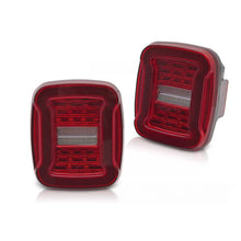 JEEP WRANGLER YJ 91-96 / TJ 96-06 rosso bianco LED
