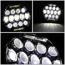 Carica l'immagine nel visualizzatore di Gallery, Fari LED 7 Pollici DRL SK-Import Neri Jeep Wrangler CJ Hummer e Mazda MX-5 NA - foto 3