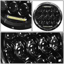 Carica l'immagine nel visualizzatore di Gallery, Fari LED 7 Pollici DRL SK-Import Neri Jeep Wrangler CJ Hummer e Mazda MX-5 NA - foto 2