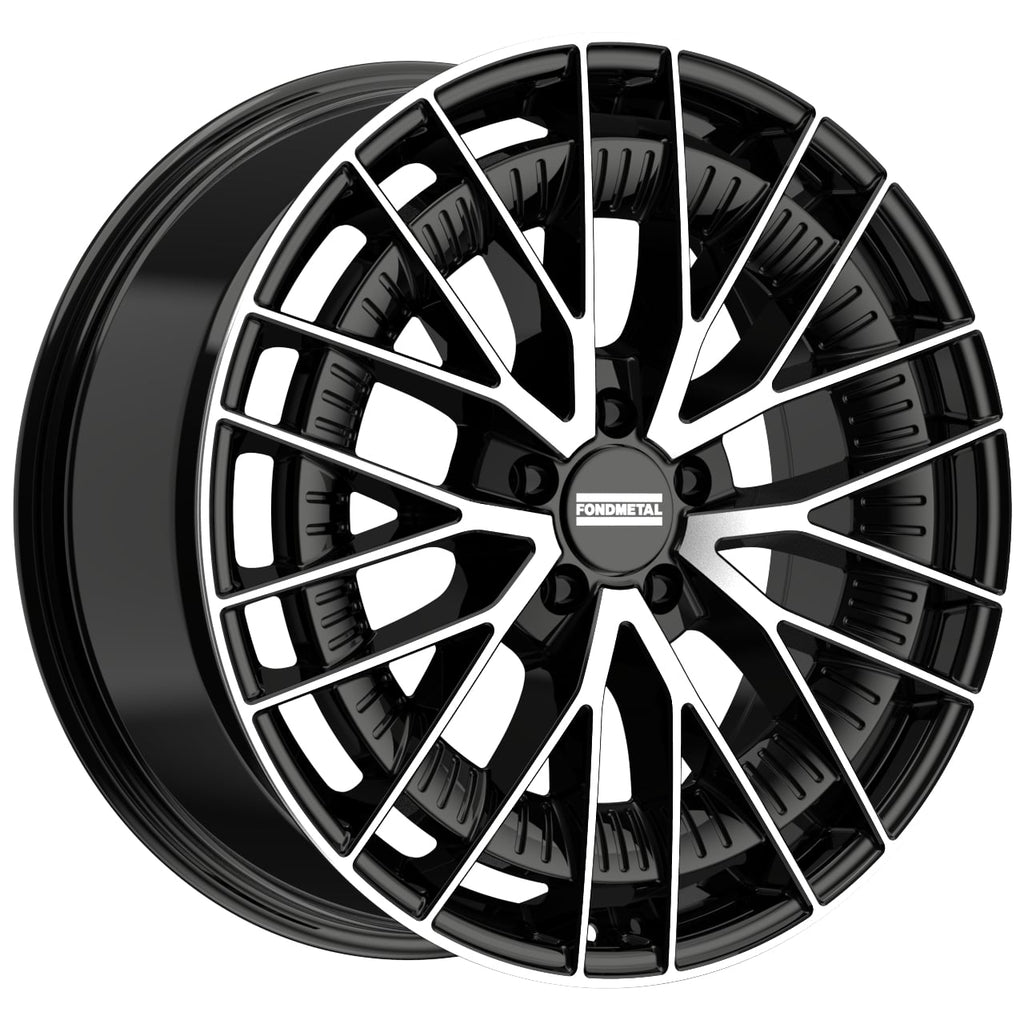 Cerchio in Lega Fondmetal INSPIRED KARI (FMI12) 21x9 ET48 5x112 GLOSSY BLACK MACHINED