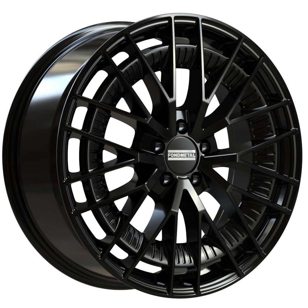 Cerchio in Lega Fondmetal -LIMITED- INSPIRED KARI (FMI12) 20x8.5 ET35 5x114.3 GLOSSY BLACK