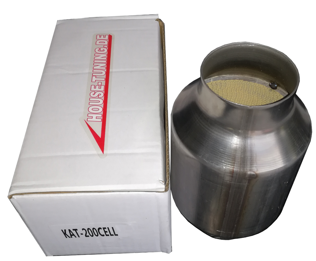 Catalizzatore sportivo metallico House-Tuning 200 celle da 60 mm