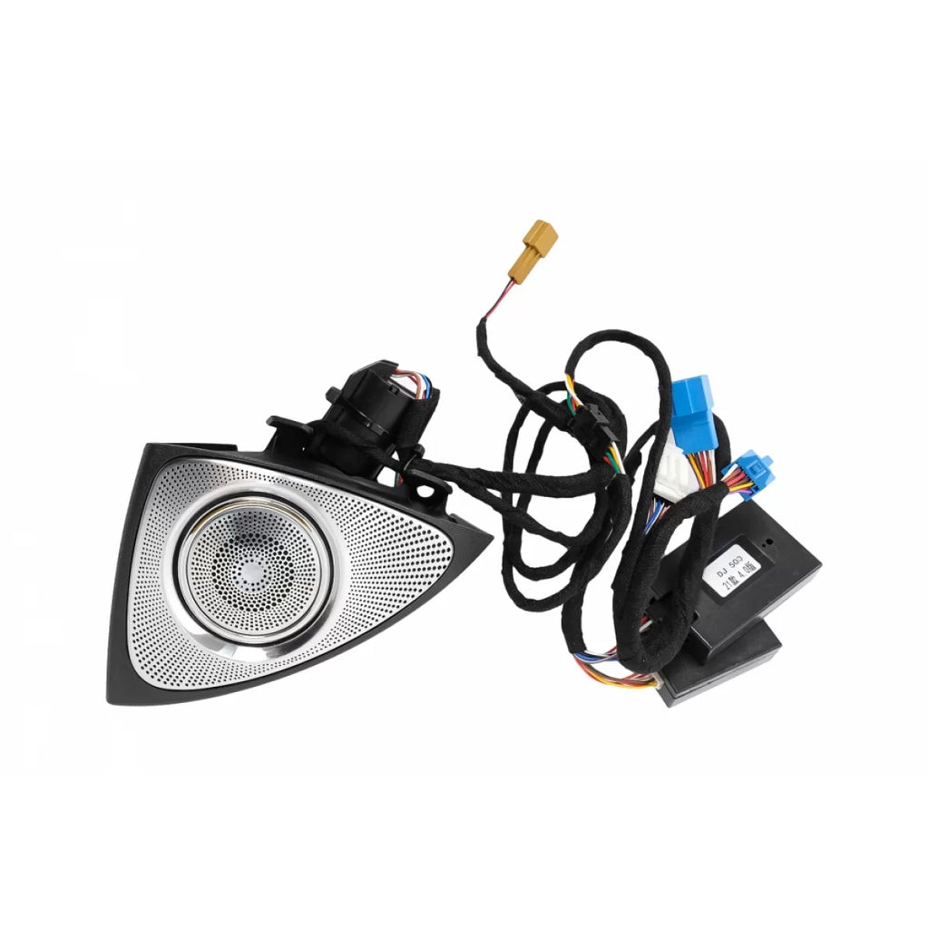 Kit AC bocchetta 64 colori LED rotativo Tweeters griglie copertura altoparlante per Mercedes Classe S W222 (2013-2020)
