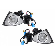 Carica l'immagine nel visualizzatore di Gallery, Kit AC bocchetta 7 colori LED rotativo Tweeters griglie copertura altoparlante per Mercedes Classe S W222 (2013-2020)