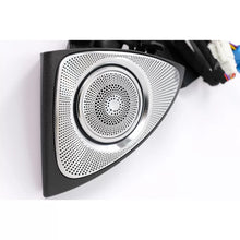 Carica l'immagine nel visualizzatore di Gallery, Kit AC bocchetta 7 colori LED rotativo Tweeters griglie copertura altoparlante per Mercedes Classe S W222 (2013-2020)
