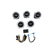 Carica l'immagine nel visualizzatore di Gallery, Kit AC bocchetta griglie porta centrale altoparlante copertura 4D rotativo Tweeters 64 colori per Mercedes Classe C W205