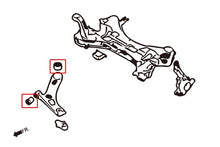 Kit boccole bracci inferiori anteriori Hardrace Hyundai e Kia – 4 pezzi – foto 2
