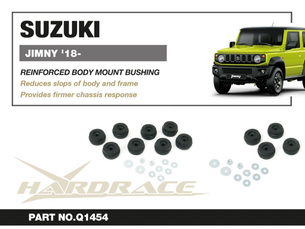 Kit boccole fissaggi carrozzeria Hardrace Suzuki Jimny MK4 – 8 pezzi – foto 2