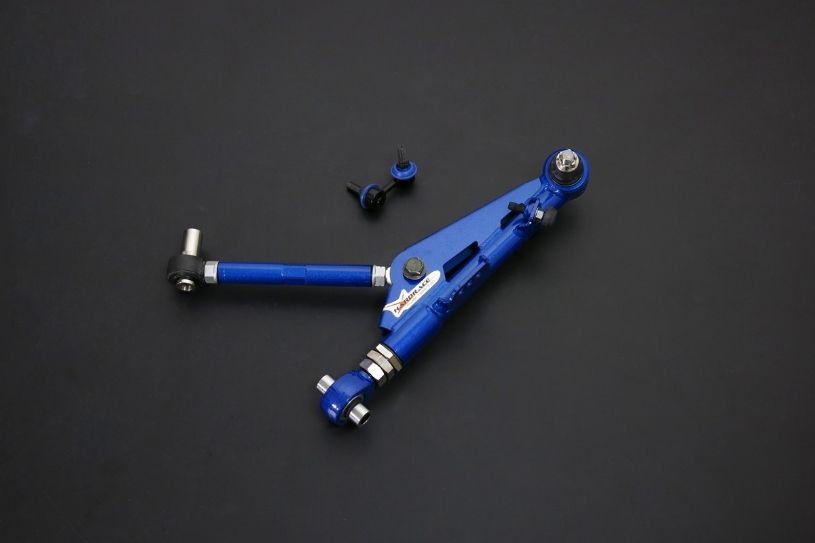 Kit bracci inferiori anteriori regolabili e bielette maggiorati di 25 mm Hardrace Nissan 240SX e Silvia S13 – 6 pezzi – foto 1