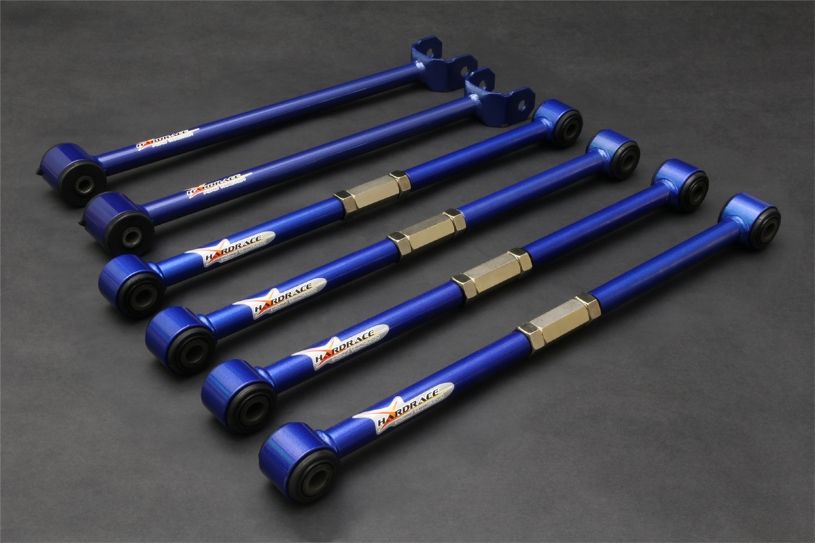 Kit bracci posteriori regolabili convergenza e campanatura Hardrace Toyota Corona ed Exsior – 6 pezzi – foto 1