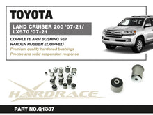 Kit completo boccole per bracci sospensione Hardrace Toyota Land Cruiser J200 e Lexus LX MK3 – 18 pezzi – foto 2