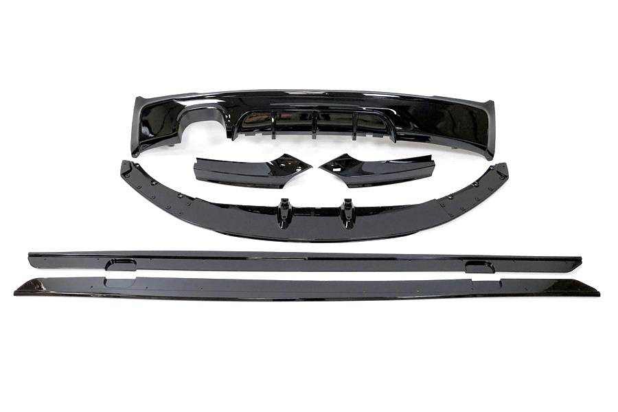 Body Kit BMW F22 / F23 Look M Performance Nero lucido 1 Scarico BMW F22