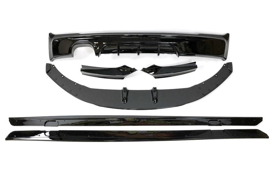 Body Kit BMW F22 / F23 Look M Performance Nero lucido 1 Scarico BMW F22