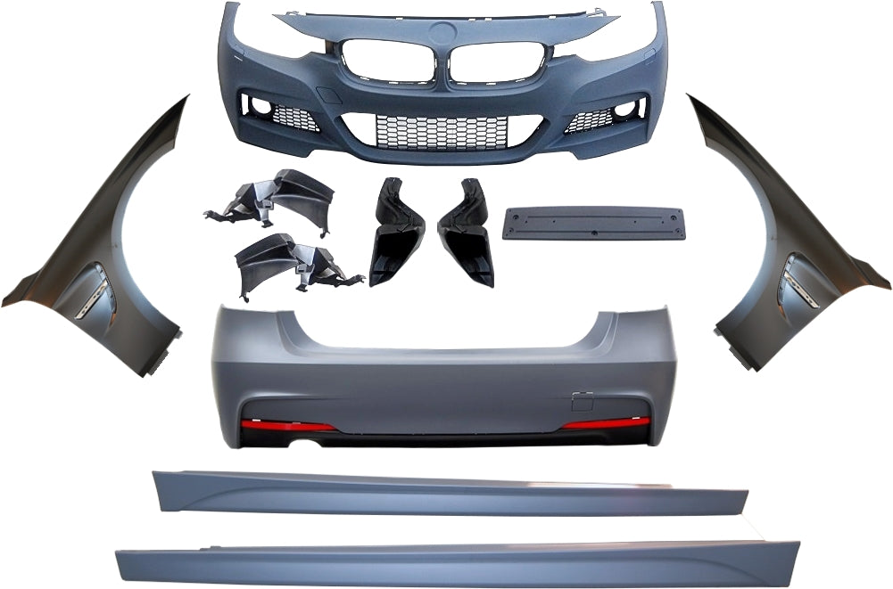 Body Kit BMW F30 Look M-Tech E Parafanghi Look M5 ABS BMW F30