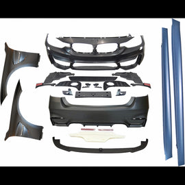 Body Kit BMW Serie 3 F30 conversione in M4 Parafanghi