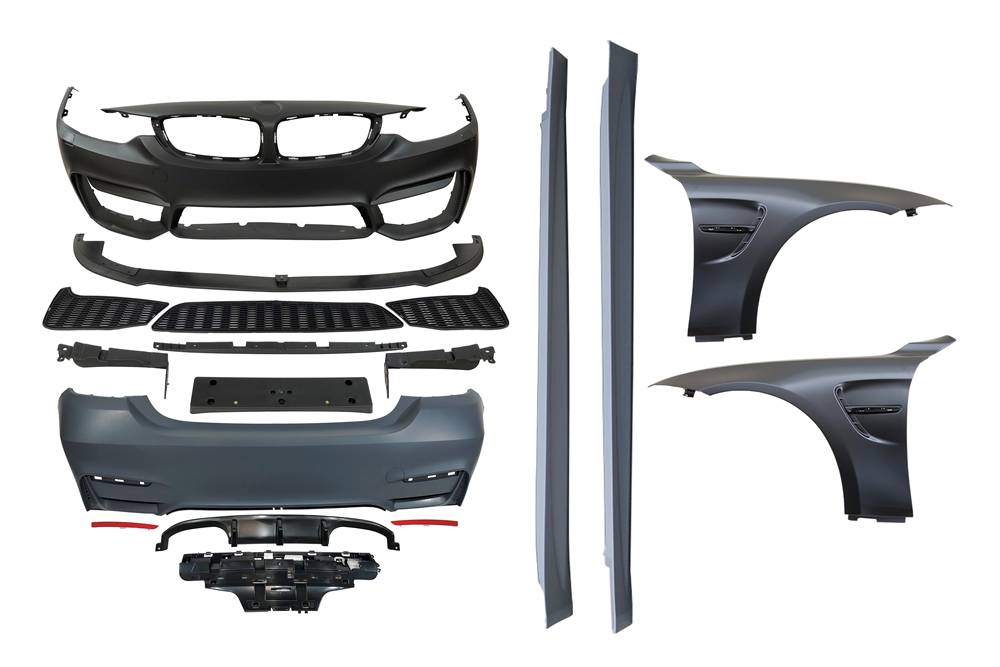 Body Kit BMW F36 Look M4 Parafanghi Anteriore BMW F36