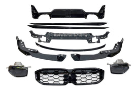 Body Kit BMW G20 / G21 LCI Look M Performance Nero lucido BMW G20