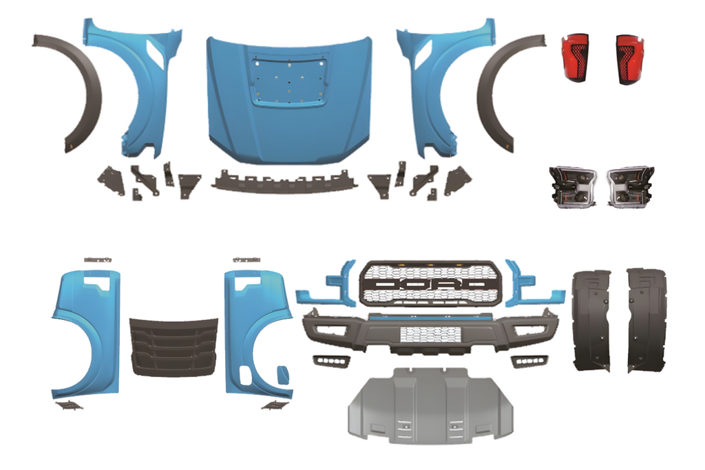 Body Kit Ford Ranger 2012-2021 Look F150 Ford Ranger