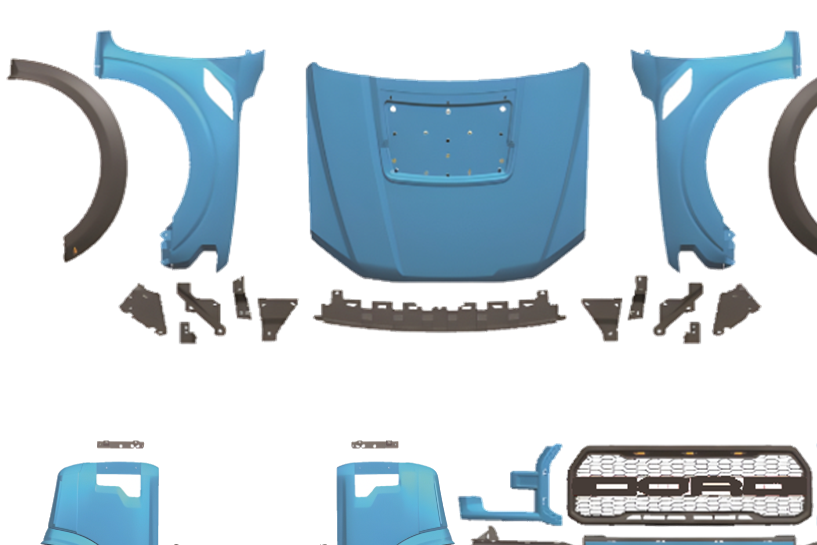 Body Kit Ford Ranger 2012-2021 Look F150 Ford Ranger