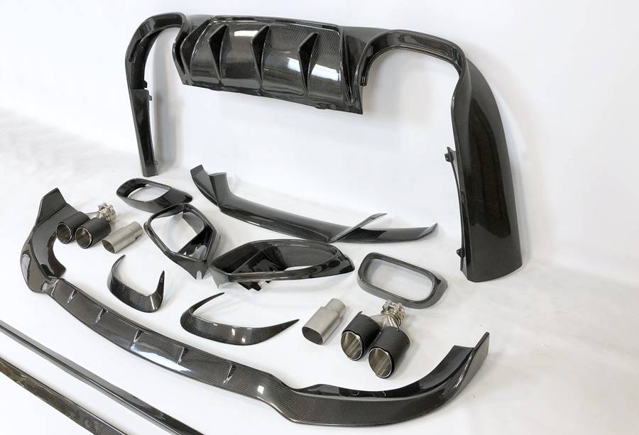 Body Kit Mercedes R190 Look AMG GT 4 Porte Carbonio Mercedes R190