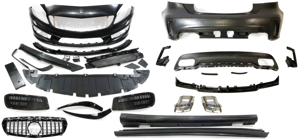 Body Kit Mercedes W176 A45 2012-2015 Look AMG Calandra Mercedes W176