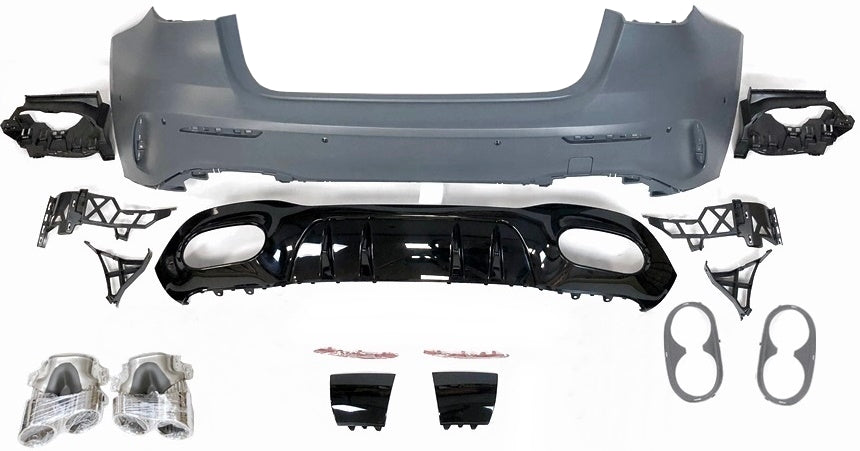 Body Kit Mercedes W177 2018-2023 look A45 S Grill GT Black Mercedes W177