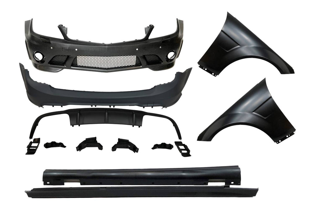 Body Kit Mercedes W204 SW Look C63 2007-2010 ABS Mercedes W204