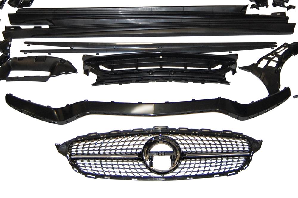 Body Kit Mercedes W205 4P 2014-2021 Look C63 2019 Diamond Mercedes W205
