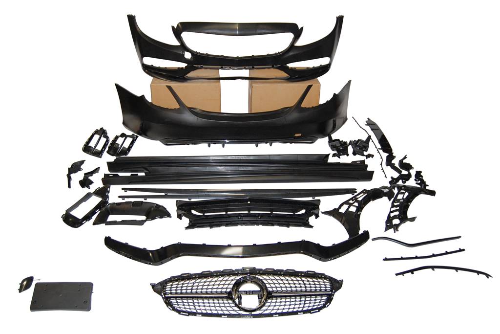 Body Kit Mercedes W205 4P 2014-2021 Look C63 2019 Diamond Mercedes W205