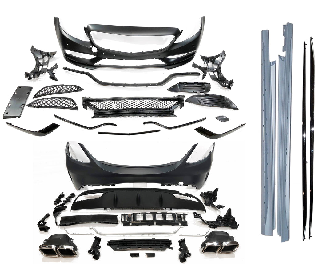Body Kit Mercedes W205 2014-2018 4P Look AMG C63 Mercedes W205