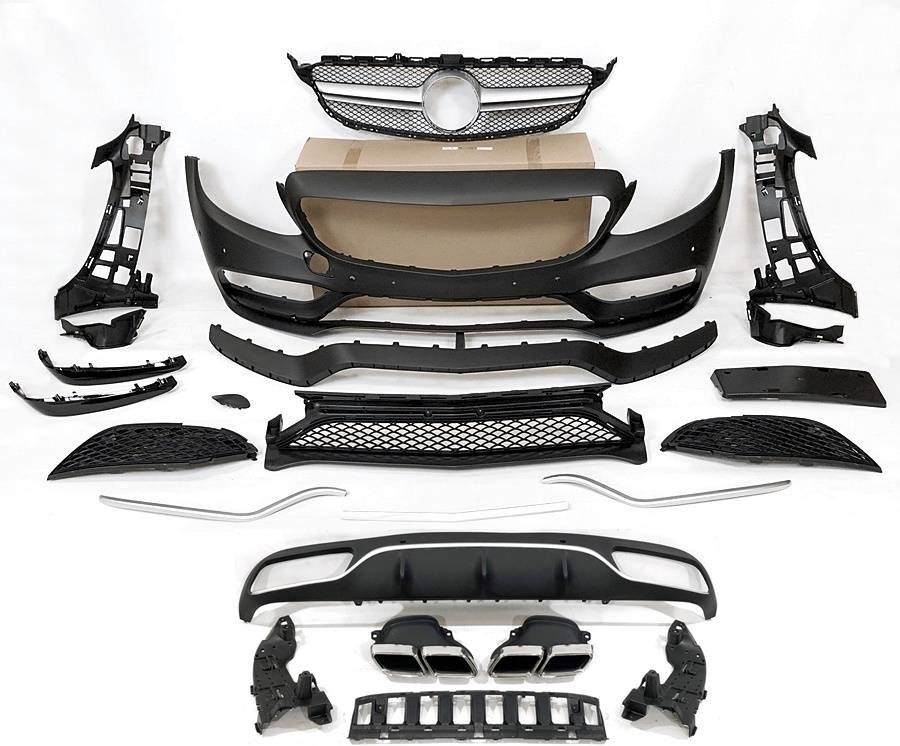 Body Kit Mercedes W205 2014-2018 2 Porte Look AMG C63 Mercedes W205