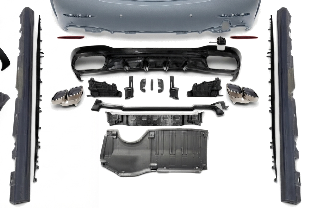 Body Kit Mercedes W206 4 Porte Look AMG C63 Mercedes W206