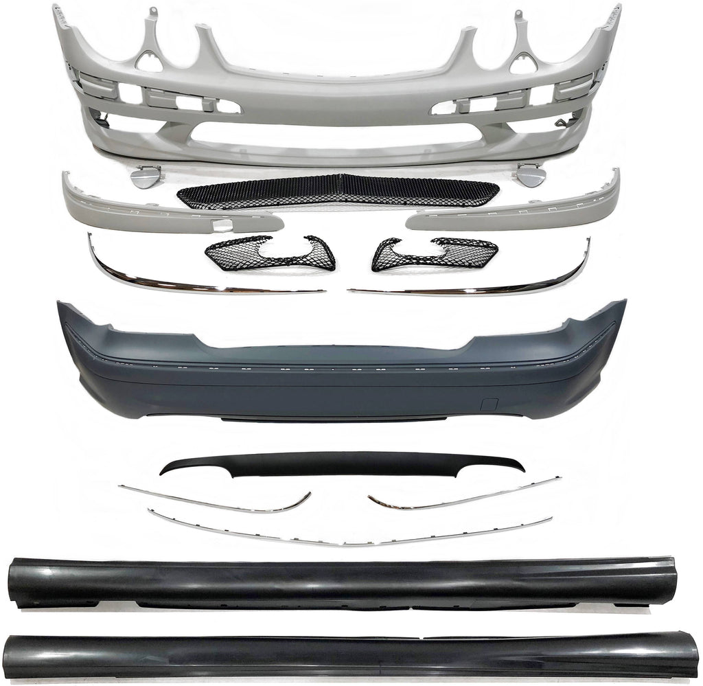Body Kit Mercedes W211'02-06 Look AMG E55 ABS Mercedes W211