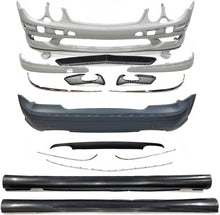 Carica l'immagine nel visualizzatore di Gallery, Body Kit Mercedes W211'02-06 Look AMG E55 ABS Mercedes W211