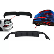Kit Paraurti posteriore aria diffusore ABT stile con Spoiler tetto GTI OETT design per VW Golf 7 VII (2013-2017)